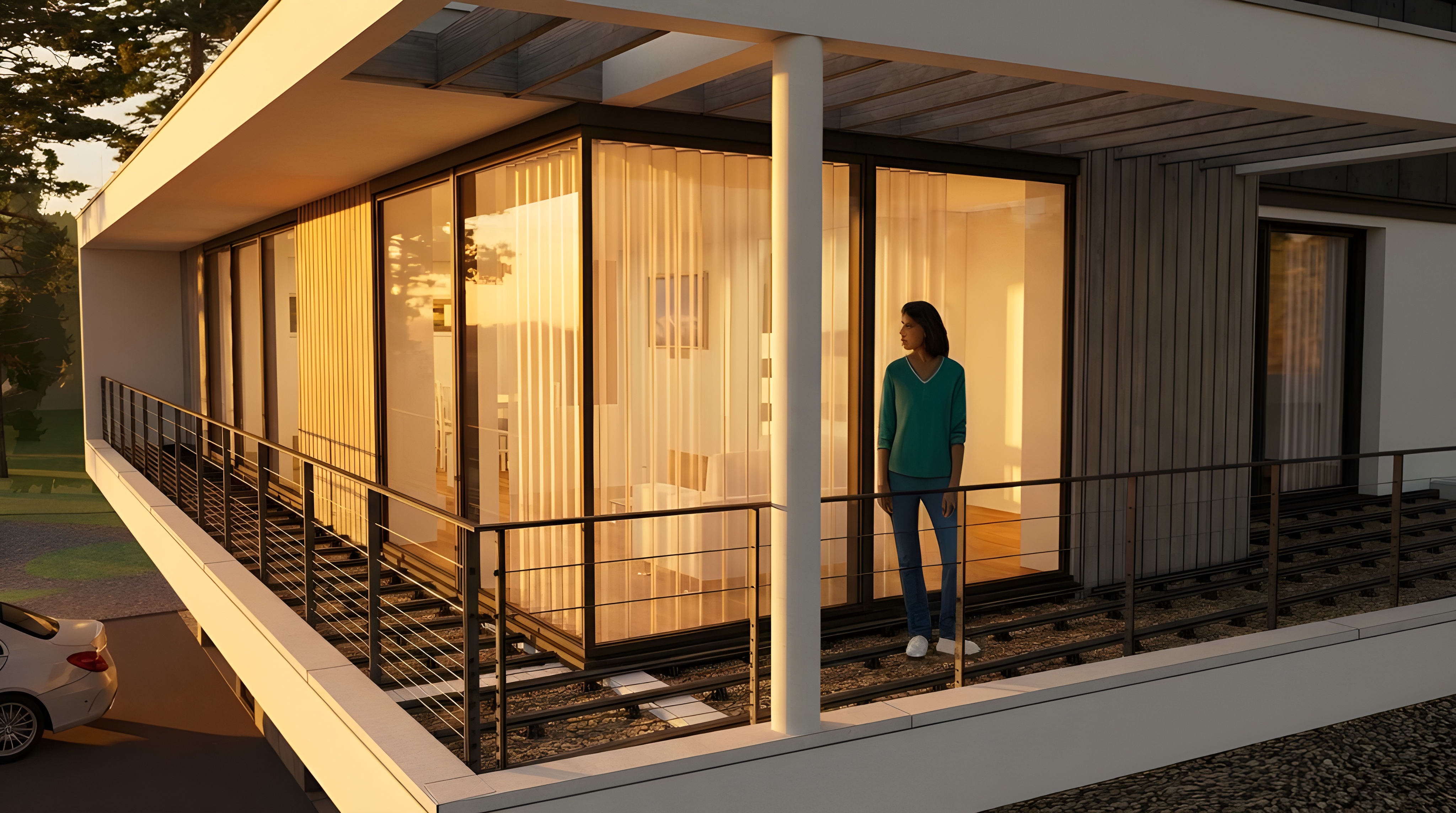 Terrassendetail · Nahansicht